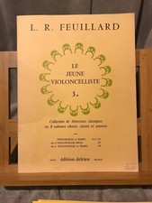 L.R. Feuillard Le Jeune Violoncelliste partition violoncelle piano éd. Delrieu