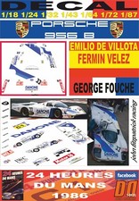 DECAL PORSCHE 956 B EMILIO DE