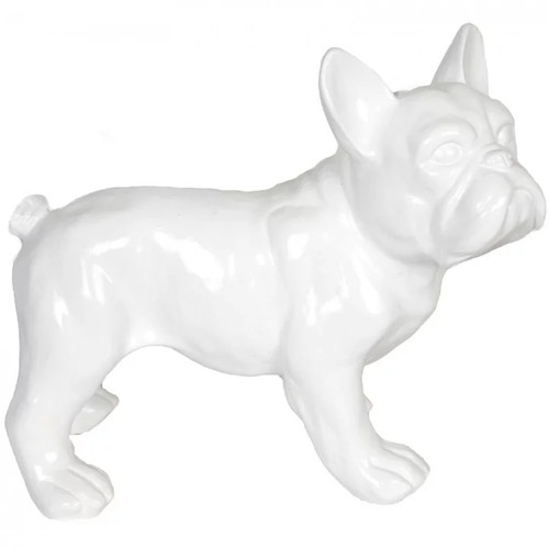Statue chien bouledogue