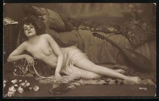Photo-Postcard Femme Avec