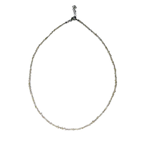 Collier diamant gris champagne - collier,
