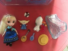 COFFRET MINI POUPEE DISNEY ANIMATORS DISNEYLAND PARIS ELSA LA  REINE DES NEIGES
