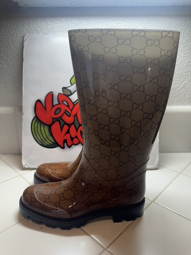 Gucci rain boots size 5 - boots,