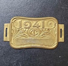 C24 : Plaque Fiscale Vélo  1941