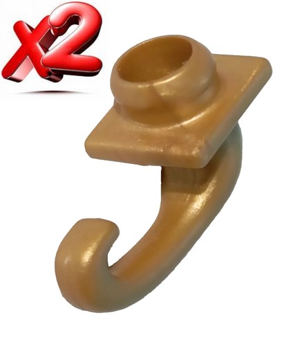 Playmobil crochets dorés - x2,