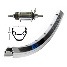 Roue arrière 36 trous frein