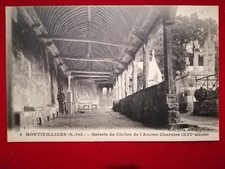 CPA 76 MONTIVILLIERS - Galerie du Cloître de L'Ancien Charnier