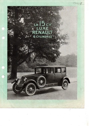 Cylindres luxe renault - cv,