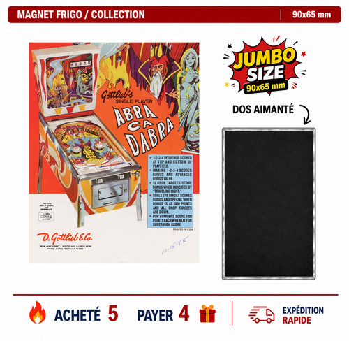 Magnet frigo abracadabra 90x65 - abracadabra,