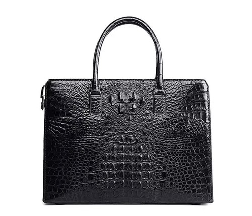 Cartable cuir crocodile - cartable, en