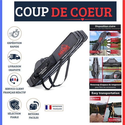 Fourreau canne pêche 120 - canne,