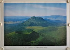 Affiche Tourisme France LE PUY DE PARIOU - LE PUY DE DÔME Photo Hervé MONESTIER