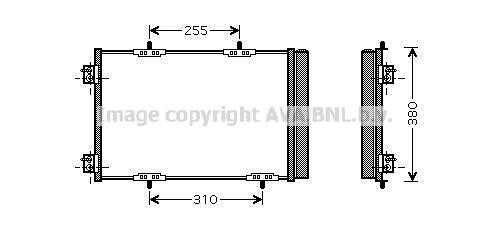 Condenseur clim peugeot 208 - condenseur,