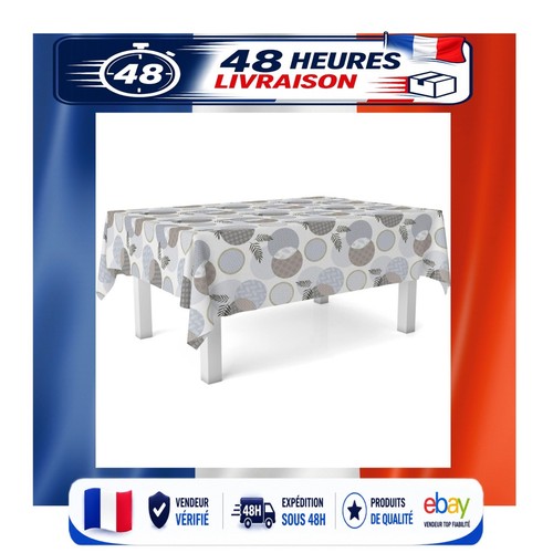 Nappe ronde toile - , cirée