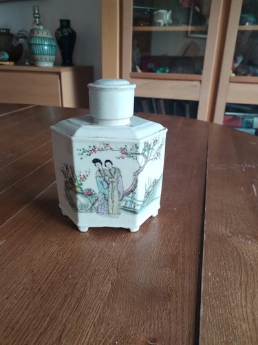 Boîte thé en porcelaine - ,