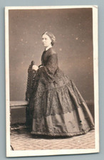 CDV Mme GLAZ BROCK POSE AVEC