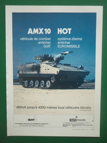 1979 pub euromissile giat - euromissile,