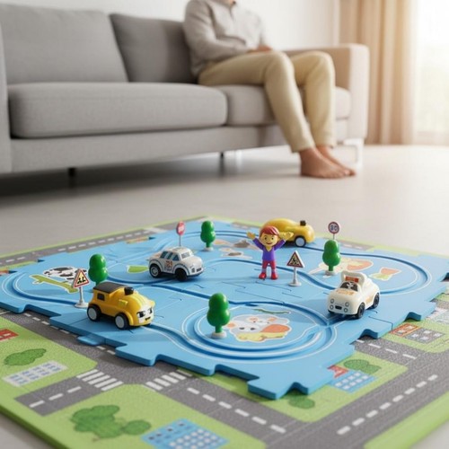 Jeu pièces piste - jeu,