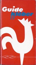 Guide Kléber 1977 régionalisme restaurant tourisme