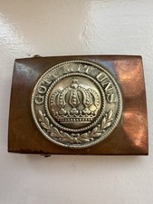 Boucle Ceinturon Allemand WWI. « Gott Mit Uns »