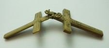 Ancien Croix Reliquaire en Bronze