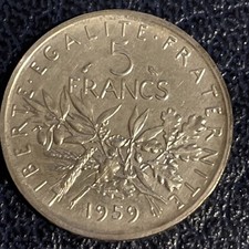 5 Frs Argent Essai Semeuse