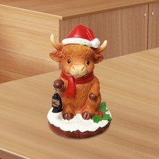 Statue de vache des Highlands