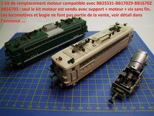 Kit Motorisation locomotives JOUEF HO BB25531 - BB17029 - BB16702 - BB16703