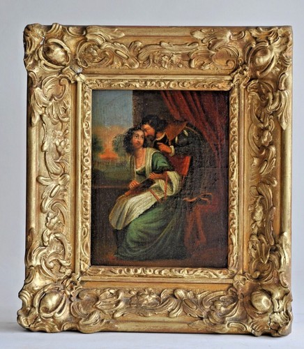 Tableau huile sur panneau - tableau,
