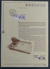 Document Philatélique Premier Jour N° 4324 Louis Braille Oblitéré Coupvray 2009