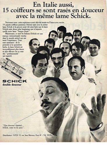 Publicite 1969 schick - ,