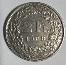 PIECE 2 FRANCS SUISSE DE 1968  #6