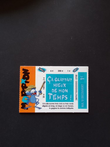 Lot tickets morpion - 4,