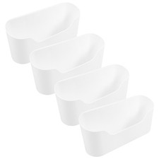  Lot de 4 boîtes de rangement autocollantes pour portes de placards de cuisine :