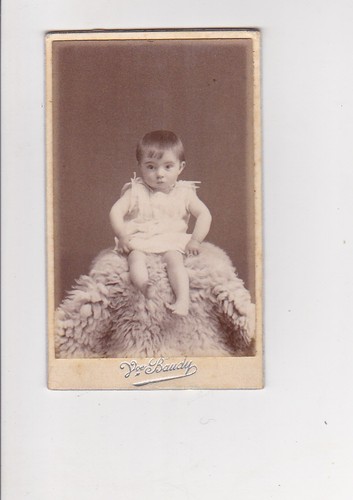 Photographie cdv bébé - cdv,