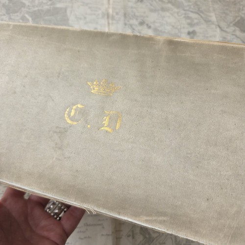 Faucon boite eventail ancien - faucon,