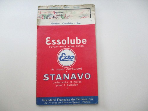 Esso carte routière - esso,