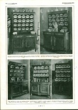 Document ancien vaisselier du