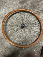 ROUE AVANT EN BOIS POUR VÉLO ANCIEN 1900 650 Franco Américaine Fairbanks