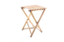 Vieux Bois Tabouret Pliable Vintage Rétro Design Culte Chaise