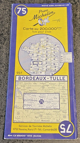 Carte michelin 75 - michelin, n°