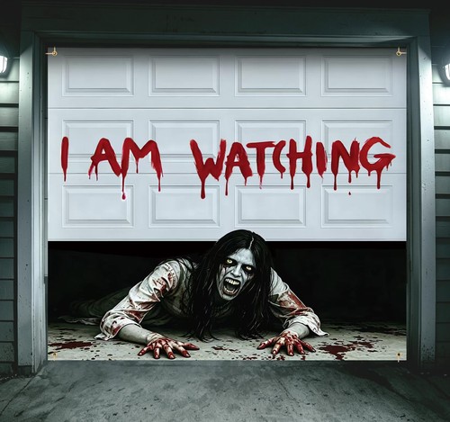 7x8 halloween garage door - ft,
