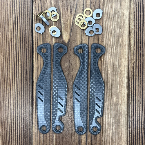 Pcs carbon fiber scales with - 4,