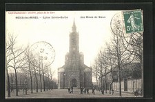 CPA Noeux-les-Mines, Eglise Sainte-Barbe des Mines de Noeux 