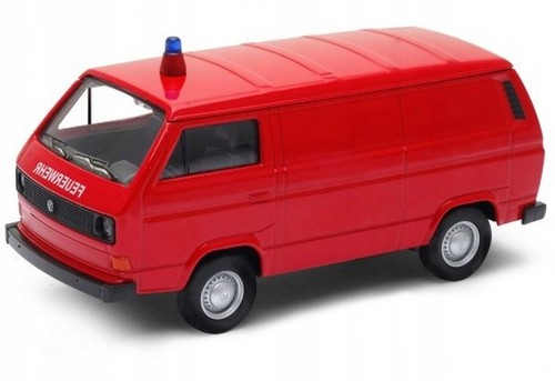 Welly volkswagen van red - volkswagen, t3