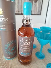 Rhum Trois Rivières Triple Millésime 1999 2000 2010 + 6 verres
