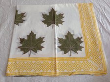 Foulards imprimés à la main Jari en coton indien Sarong fait main écharpe par...