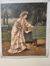 Tableau Dama Noble Peint À