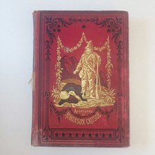 Aventures de Robinson Crusoé, Daniel de Foe, Alfred Mame, 1880