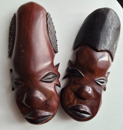 Lot masques africains - lot,